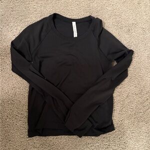 Women's Lululemon Black Long Sleeve Top